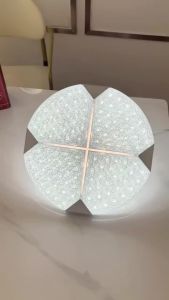 6-IN-1 Foldable LED Ceiling Light E27 Modern Adjustable Shape Flush Mount Lamp for Living Room Bedroom Home Lighting