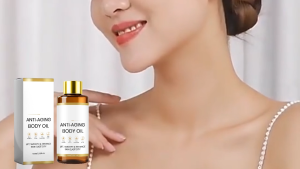 AMZ Anti-Aging Body Oil 100ML Helps Brighten Dull Skin Supports Smooth Elastic Texture For Dry Skin Quick Absorbing Non Sticky For Post Shower Routine Personal Care Skin Brightening Body Oil  中文翻译：
