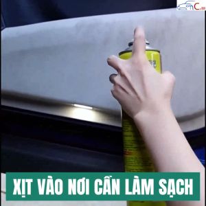 (57) Chai Vệ Sinh Nội Thất Ô Tô Đa Năng Dạng Xịt Bọt Làm Sạch Khử Ngay Mùi Hôi Trong Xe Chai 650ml