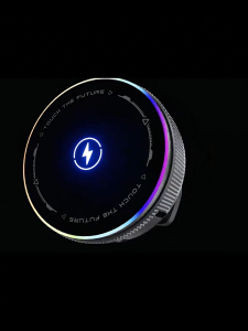 Giá Đỡ Điện Thoại Ô Tô Tích Hợp Sạc Không Dây 15W Tản Nhiệt An Toàn– Kẹp Điện Thoại Ô Tô Hít Nam Châm Mạnh Gắn Cửa Gió