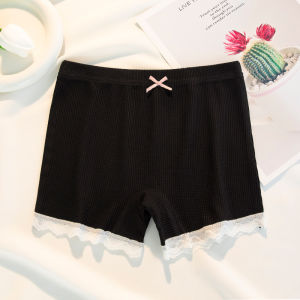 Two-In-One Safety Shorts~ Summer Thin Modal Three-Quarter Length Underwear for Girls Child Anti-Light Bottoms Breathable Moisture-Wicking