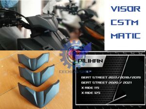Visor Custom Beatstreet 2017-2020 X Ride 115-125 cover speedometer