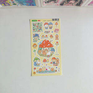 1/10PCS Korean Cute Cartoon Dog Sticker Kawaii West Highland Puppy Sticker Hand Account Planner Diary Notebook Scrapbook Sticker