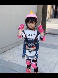 สนับเข่าเด็ก สนับเข่าเด็กจักรยาน สําหรับเด็ก 7ชิ้น รองเท้าสเก็ตเด็ก ตัวป้องกัน มี4สี 3-15ปี