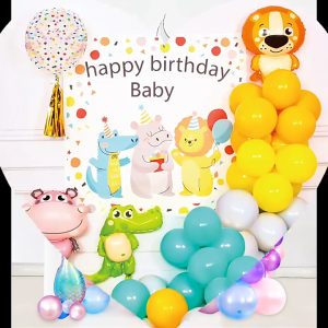 TT48 STOCK CLEARANCE Birthday Balloon decorations Children birthday party latex balloon cartoon Theme foil balloon set Birthday letters balloons