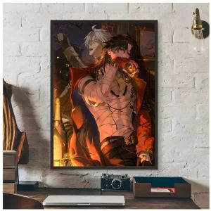 Bandai | Oil Painting By Number Kit Honkai Star Rail Blade Mortenax Game Character Canvas Wall Art for Adults Home Decor Gift Frameless