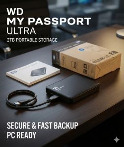 WD my passport ultra 2tb atau 2000 GB lengkap dengan dusbook kabel data hardisk eksternal original WD eksternal kondisi seperti di deskripsi