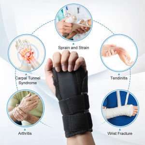 1pc Wrist Brace for Carpal Tunnel Relief Night Support Maximum Support with 3 Stays for Women Men Adjustable Splint Tendonitis