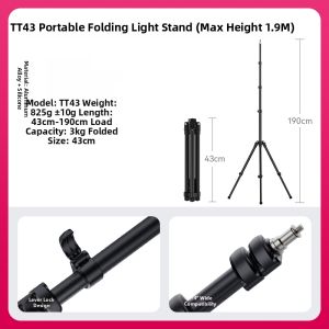 Ulanzi | Lightweight Foldable Multifunctional Camera Phone Lighting Tripod
