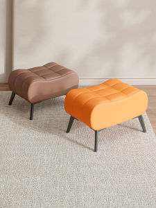 Luxurious Wooden Low Table Elegant Home Living Room Sofa Footrest Practical Shoe-changing Stool Compact Utility Stool