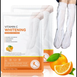 H46 มาส์กเท้า มาส์กขายาว 55 ซม SADOER สูตรวิตามินซี ไวเทนนิ่ง ขาขาว ผลัดเซลล์ผิว บำรุงผิว ผิวนุ่ม มาร์คเท้า มาร์คขา