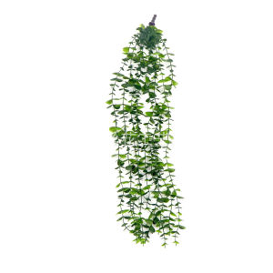 Simulated Eucalyptus Hanging Wall Plant Greenery Matte Decor Potted Plant