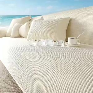 Summer Cooling Touch Anti-Slip Sofa Cover for Living Room Summer Throw Towel Sofa Towel 1/2/3/4 Seater Universal