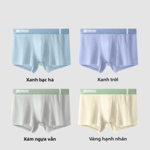 MiiOW | Quần lót nam Catman Pure Cotton 2025 Quần đùi nam mới Quần đùi nam kháng khuẩn Quần đùi nam bằng lụa tơ tằm Quần đùi nam thoải mái
