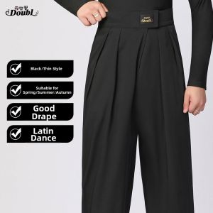 DANBAOLUO | Iron-Free Mens Latin Dance Pants