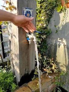 1/2 1 In 2 Out Faucet Dual Valve Two Way Faucet with One Washing Machine Nozzle