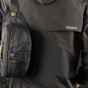 Techdoo Tas Selempang Pria Multifungsi Tas Casual Sling Bag Cowok Trendy Fashion Style TS248