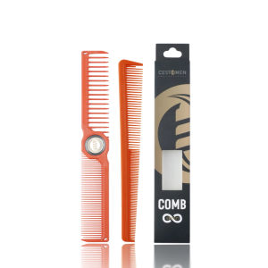 2Pcs NEW Professional Barber Dual Spining Comb Wide and Fine Tooth Cutting Comb Taper Comb for Salon Hairdressing Accessories