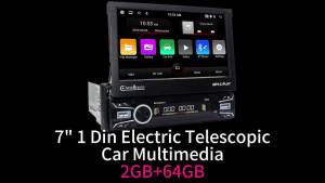 Car Stereo Android for VW Volkswagen Fox 2005-2011 1 Din 7" Telescopic Screen CarPlay Multimedia Autoradio Radio Head Unit GPS