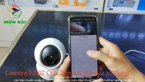 Camera wifi EZVIZ C6N 2mp hàng qua sử dụng ngoại hình vỏ vàng đầy đủ chức năng