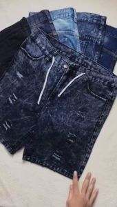 Celana Jeans Pendek Sobek Pria Dewasa / Celana Jeans Pria Pendek Broadshort Sobek Terbaru Viral TikTok Kekinian / Celana Cowok Murah