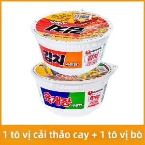 NONG SHIM | Mì Hàn Quốc Lạnh Hương Kimchi