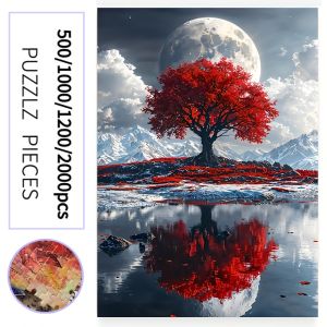 500/1000/1200/2000PCS Jigsaw Puzzle Peaceful Modern Landscape For Adults Ideal For Stress Relief And Relaxation