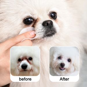 Pet Wipes Dog Wipes Cat Wipes Multi-Purpose Ear Eye Wipes for Dogs & Cats 130 Sheets