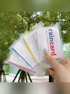 【NEW】TL77 10PCS Disposable Raincoat Plastic Pocket Rain Coat for Adults Emergency Travel Waterproof Rain Coat Disposable Rain Ponchos for Adults Rain Ponchos Emergency Disposable Rain Ponchos Family Pack for Adults Clear