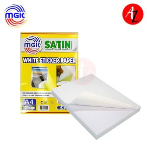 MGK MSS-10 White Sticker Paper 100s A4 Satin