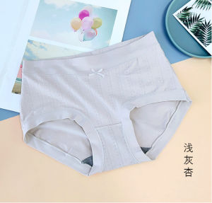 Antibacterial High Waist Womens Underwear Graphene Modal Cotton Blend Four Seasons Flat Angle Pants Comfortable Breathable