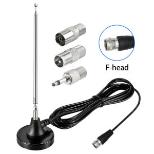 Ăng-ten Thu Sóng Đa Năng Cần Thu Rút Gọn 2 Trong 1 Hỗ Trợ FM/AM DAB TV Kỹ Thuật Số DVB-T Sóng Mặt Đất Tăng Cường Khả Năng Thu Sóng