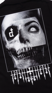 DGRAVE CREATIONS FUNERARY BLACK T-SHIRT