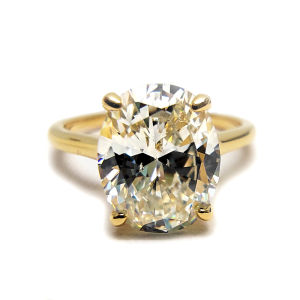 แหวนแต่งงานเพชรโมอิสรูปวงรี3.5CT สำหรับผู้หญิงขนาด9X10มม. เครื่องประดับวันครบรอบงานหมั้นซุปเปอร์แฟลชชุบเงินบริสุทธิ์ S925ทอง18K