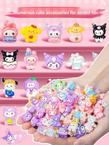 NICAIXIONG | DIY Creative 3D Sticker Set for Girls Resin Accessories Package