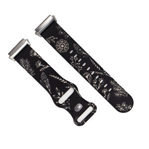 Two-colors Flower Engraved Strap for Redmi Watch 3 Active Soft Silicone Sports Strap for Redmi Watch 3 Lite Watch Accessories
