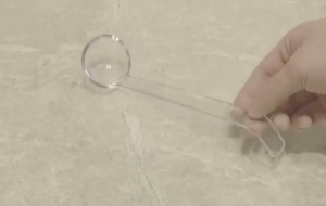 Transparent PC Plastic Spoon Long Handle Powder Scooper Container Spoon Milktea Coffee Jam Teaspoon