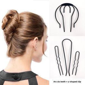 Invisible U-Shaped Hair Clip Womens Simple Hair Styling Tool Fixed Hair Comb Fashionable Hair Accessories Korean Style