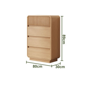 Vintage Style Solid Wood Multi-level Drawer Storage Cabinet