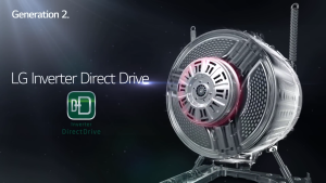 LG เครื่องซักผ้า ฝาหน้า FB1208S5M 8 กิโล | 6 Motion DD | Inverter สีดำ Inverter Direct Drive FB1208