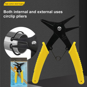 Lensent Kìm lò xo Snap Ring Pliers kìm kẹp phe điện tử 2 trong 1 kìm kẹp kẹp C giữ bên trong bên ngoài cầm tay kìm kẹp C kìm