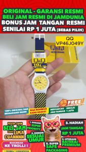 JAM TANGAN Q Q WANITA ORIGINAL QnQ VP46 J049Y Q&Q VP46J049Y Women NG - Biru - Resin - Jam dunia JD18 # Jam Tangan Wanita Jam Tangan Cewek Jam Tangan Anti Air + JAM TANGAN QQ VP46 049Y JAM TANGAN QnQ VP46 J049Y JAM TANGAN Q&Q VP46J049Y S003