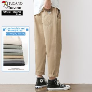 TUCANO | Casual Straight-legged Pants 9/10 Length Rollable Hem Workwear L