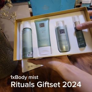 [bhsg][gift set] bộ quà tặng cao cấp tắm và dưỡng thể xịt dưỡng da The Rituals of gift set Jing