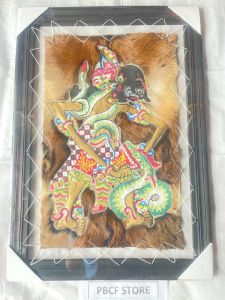 HIASAN DINDING WAYANG KULIT ARJUNO 70CM X 50CM