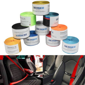 3.6M Auto Car Seat Belt Seatbelt Webbing Lap Retractable Safety Strap Universal 48MM Car Seat Conversion Car Accessories