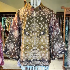 Queen Coat Viscos by Dian Pelangi LIMITED EDITION Outer Cardigan Blazer Bolero Jaket Cardi Casual Formal Kerja Kantor Pesta Pernikahan Kondangan Lebaran Wanita Hijaber Cantik Anggun Modis Modern Simple Elegan Mewah Model Korea Terbaru Motif Jumputan