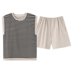 MiiOW | Cotton Summer Sleepwear with Pads Sleeveless Tank Vest Design