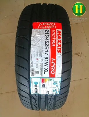 215/45R17 MAXXIS I-PRO ยางใหม่ปี24🇹🇭ราคาโปร1เส้น✅แถมจุ๊บลมยางแท้👍มีรับประกันนาน5ปี✅❤️