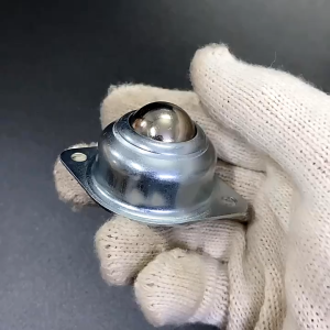 2Pcs Roller Ball Bearing Caster Ball Bull Wheel Screw Mounted Single Ball Roller Caster 0.5/1 inch